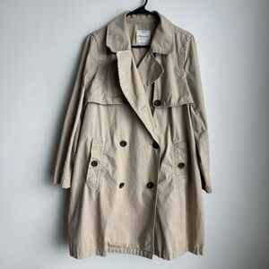 Madewell Abroad Trench Coat No Belt Size L